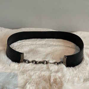 Seril LA Black  Chain Accent Women's Belt